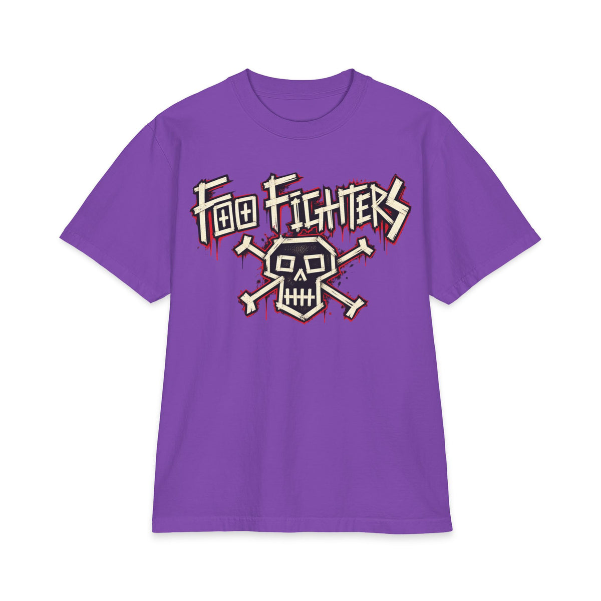 Foo Fighters Skull Logo T-Shirt | Rock Band Graphic Tee