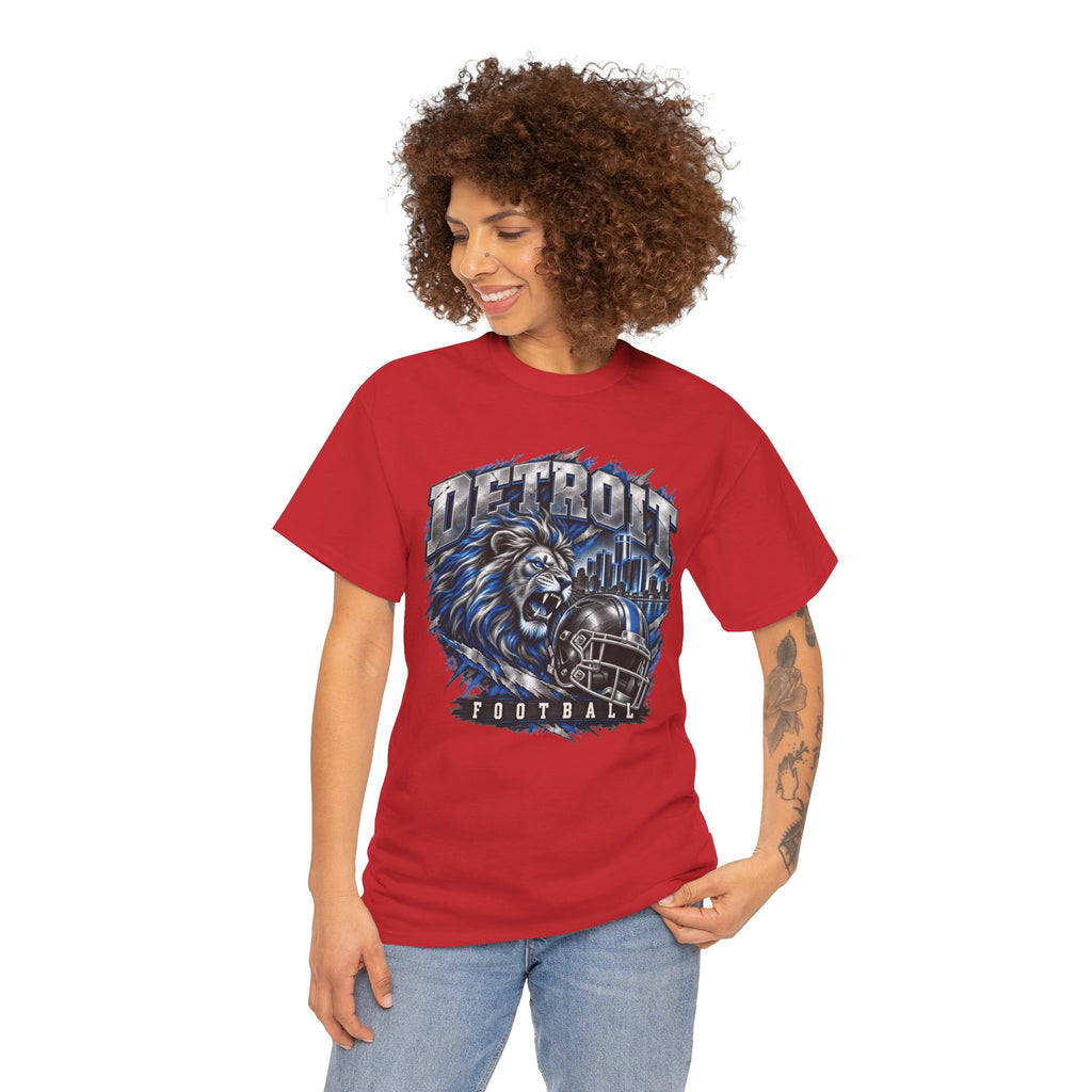 Detroit Football Lion Graphic Tee