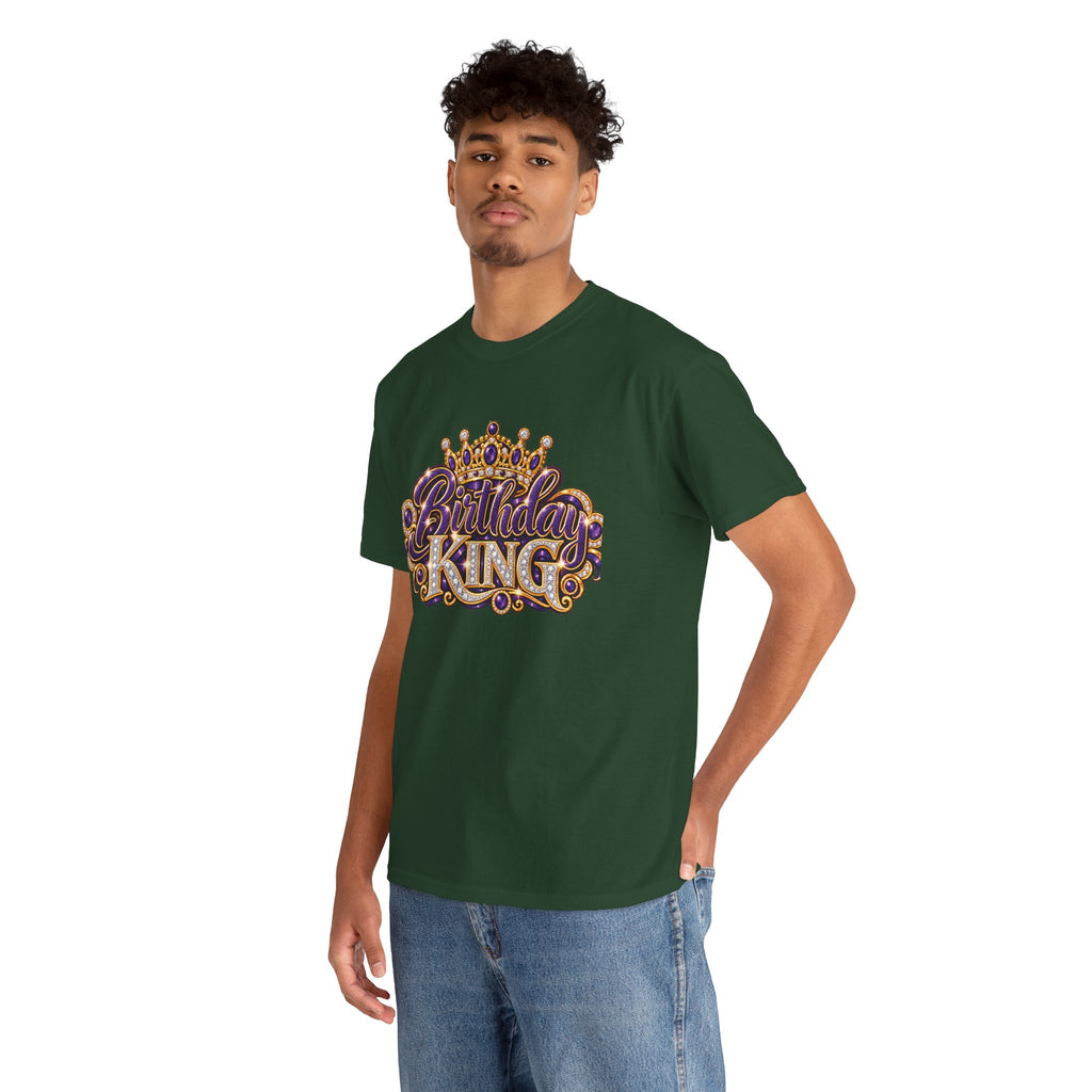 Birthday King Crown Graphic T-Shirt
