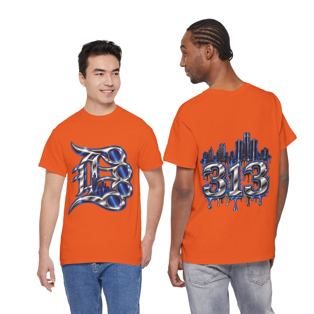 Detroit Brass Knuckles graphic tee | 313 Skyline Drip T-Shirt