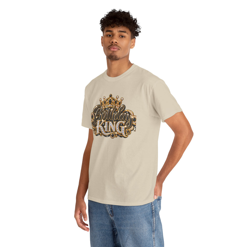 Birthday King Crown Graphic T-Shirt