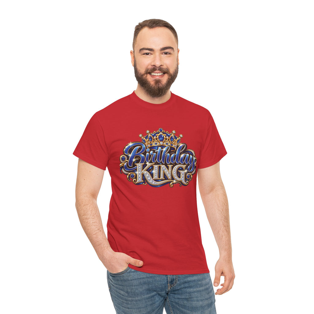 Birthday King Crown Graphic T-Shirt
