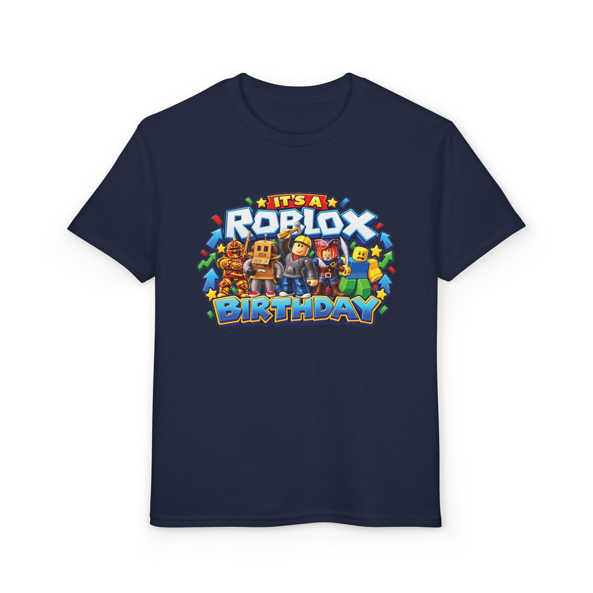 Roblox Birthday Youth T-Shirt – Leveling Up to 8 Gamer Birthday Shirt