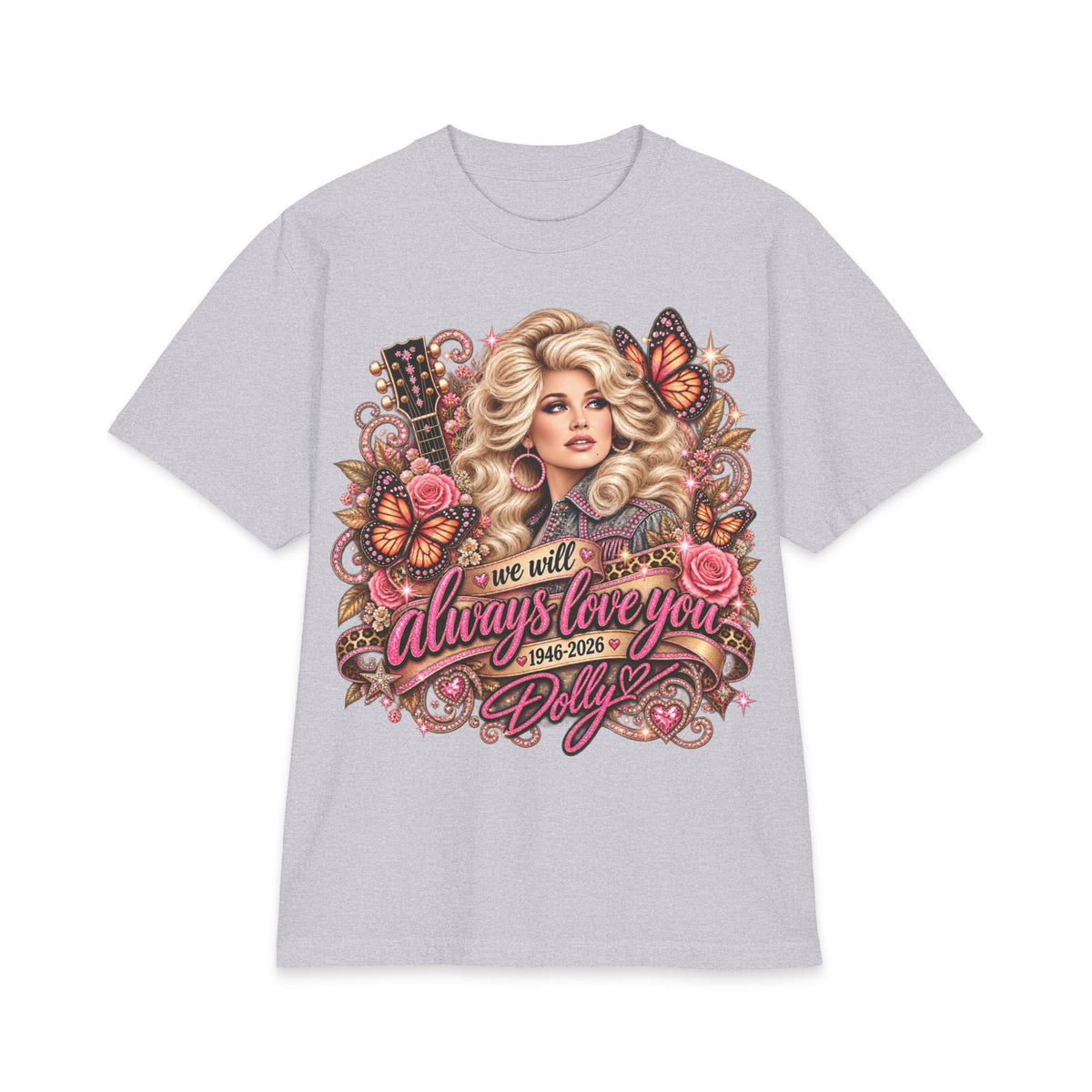 Dolly Tribute Portrait T-Shirt | We Will Always Love You 1946 2026