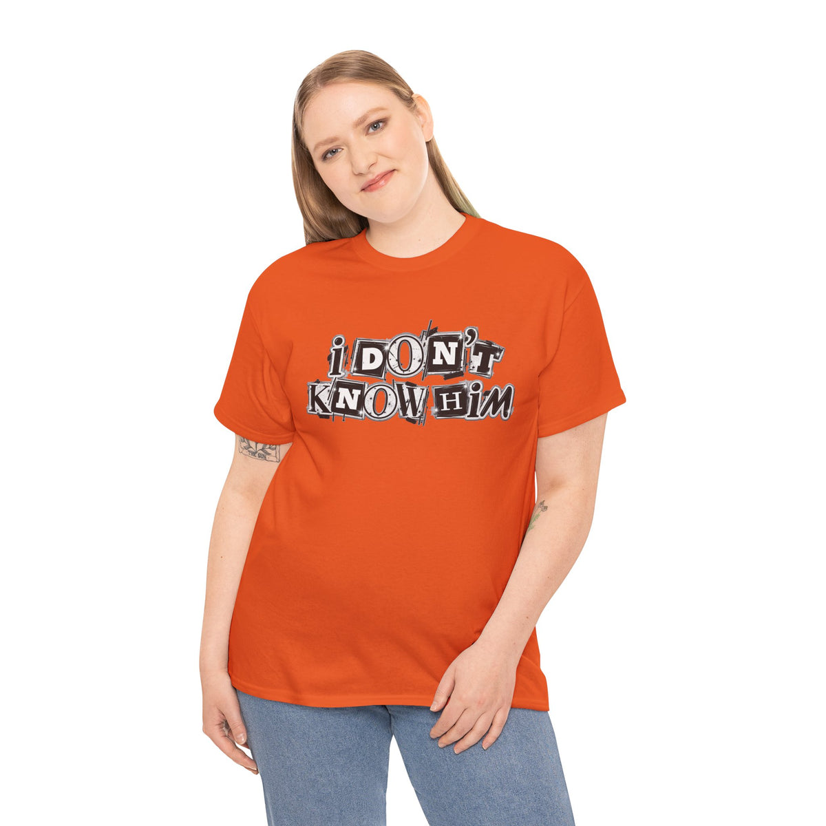I Don’t Know Him Couples Statement T-Shirt