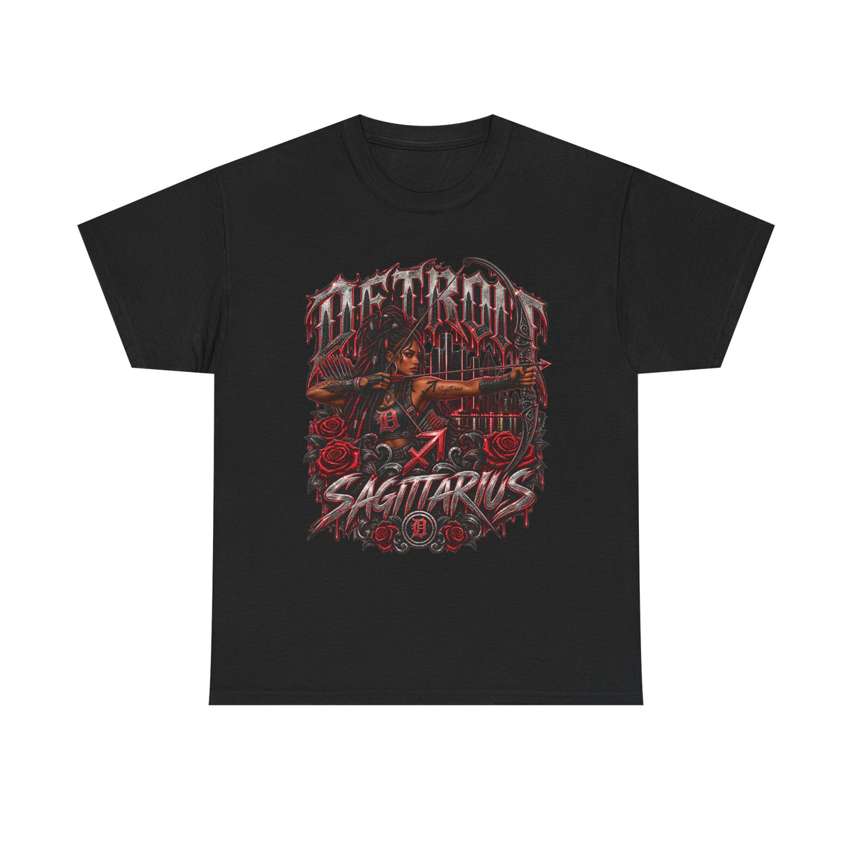Sagittarius Archer Graphic Tee | Zodiac Archer Illustration