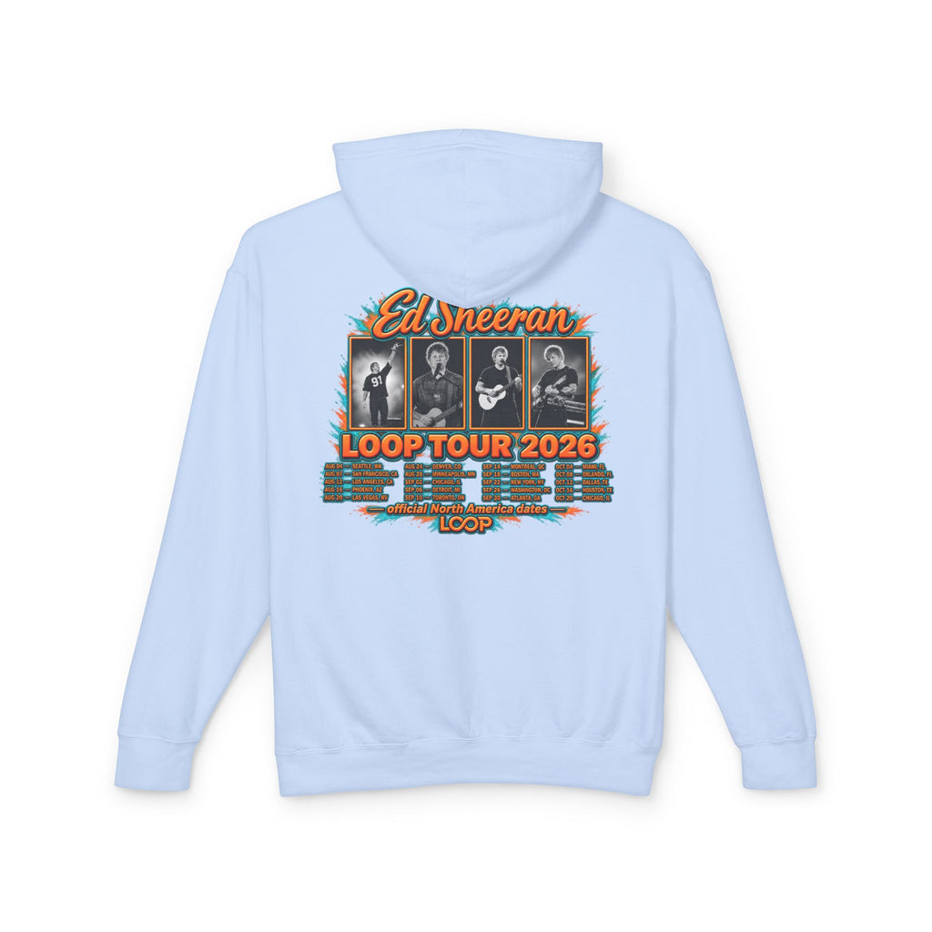 Ed Sheeran Portrait Hoodie | Loop Tour 2026 Back Design