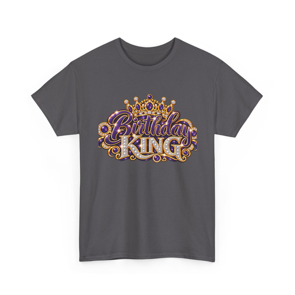 Birthday King Crown Graphic T-Shirt