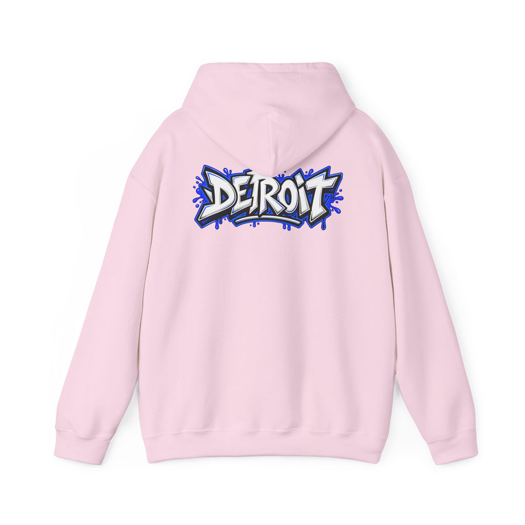 Detroit Graffiti Lion Hoodie | Detroit Drip Streetwear Sweatshirt