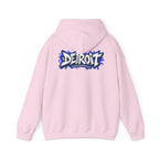 Detroit Graffiti Lion Hoodie | Detroit Drip Streetwear Sweatshirt