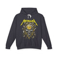 Metallica Skull & Broken Clock Hoodie | Band Logo Rock Music Sweatshirt
