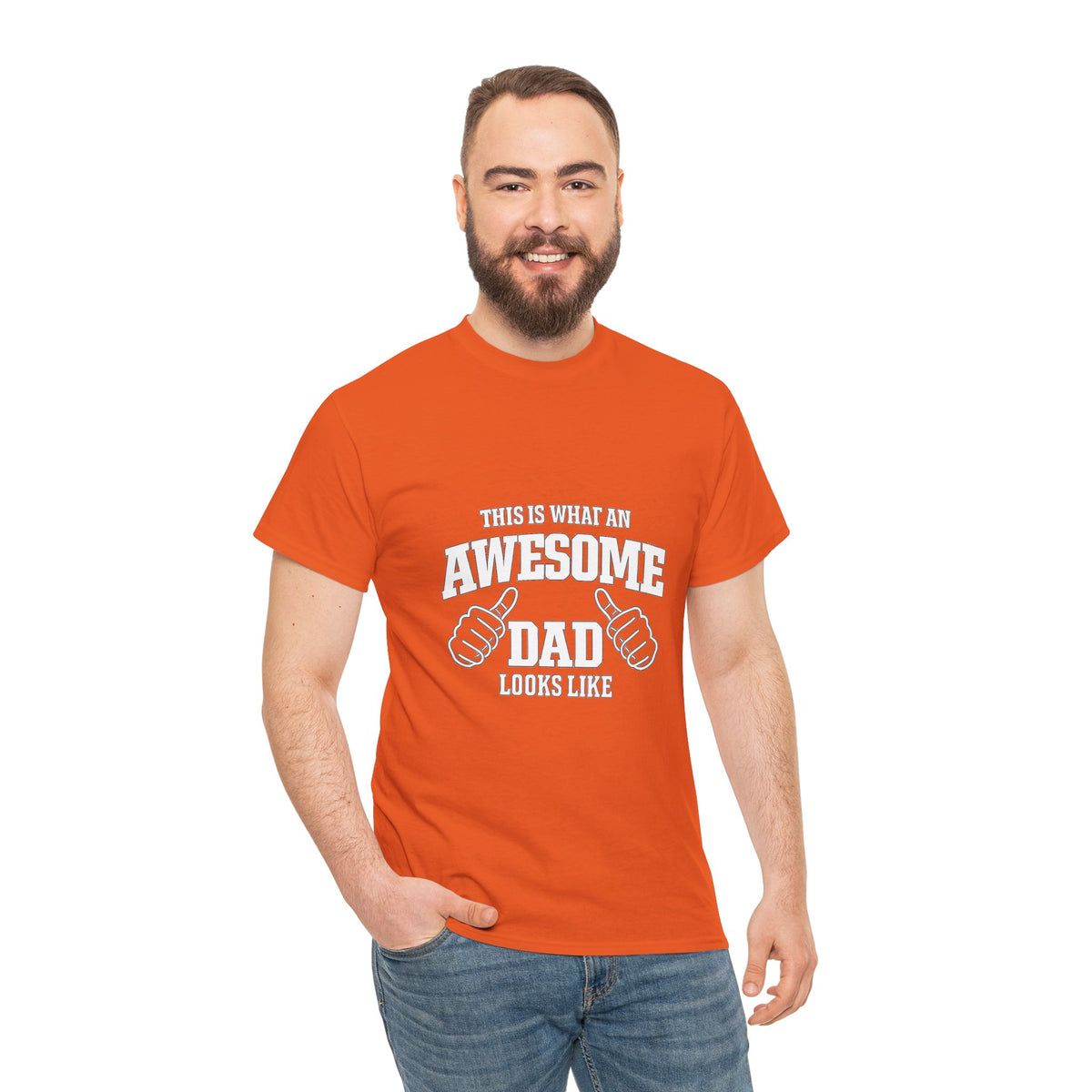 Awesome Dad T-Shirt | "This Is What An Awesome Dad Looks Like", Fathers Day Tee
