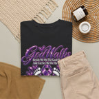 Never Walk Alone Lupus Ribbon Tee | Purple Awareness Ribbon, Support Shirt