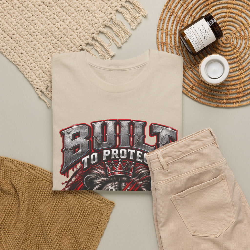 Built to Protect Her Peace Couples Graphic T-Shirt