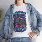 Detroit Trap City Tee | Urban Graffiti Streetwear, Neon Hip Hop Design