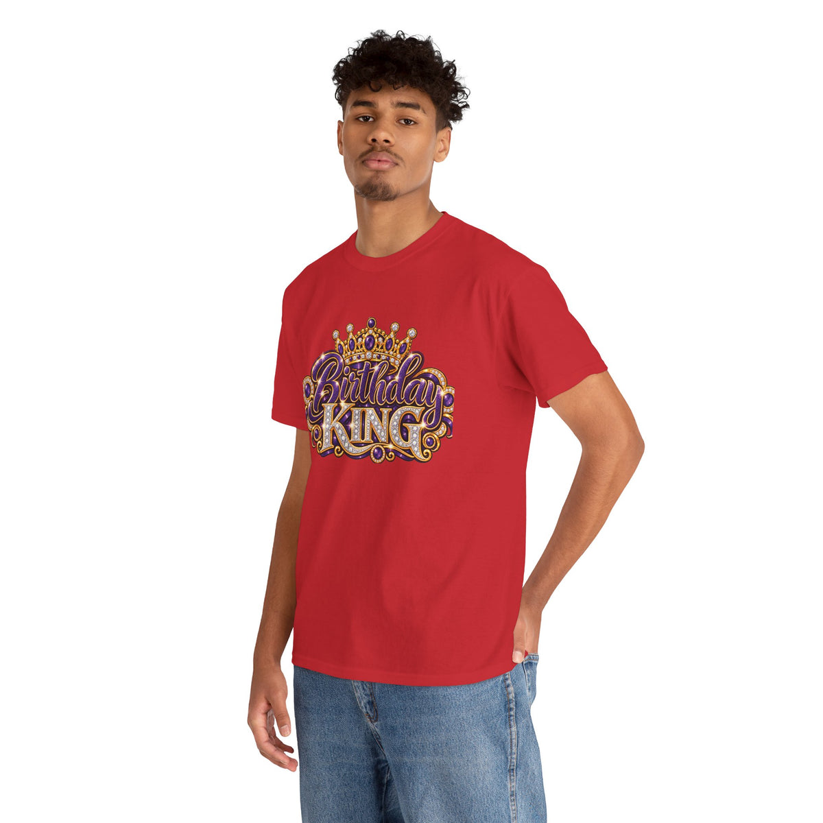 Birthday King Crown Graphic T-Shirt