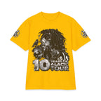 10 Years of 6lack Tour graphic T-Shirt | Number 6 back design