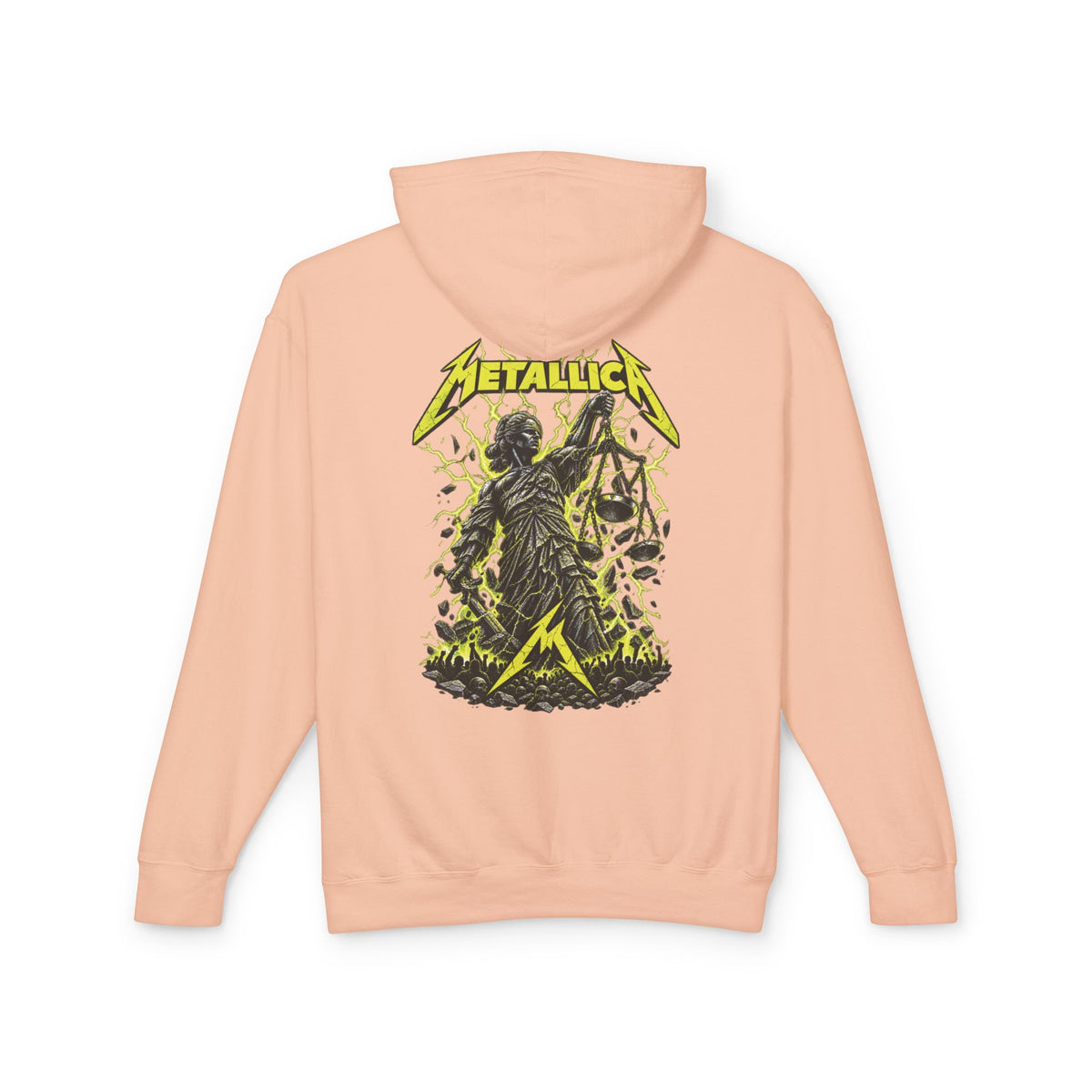 Metallica Skull & Broken Clock Hoodie | Band Logo Rock Music Sweatshirt