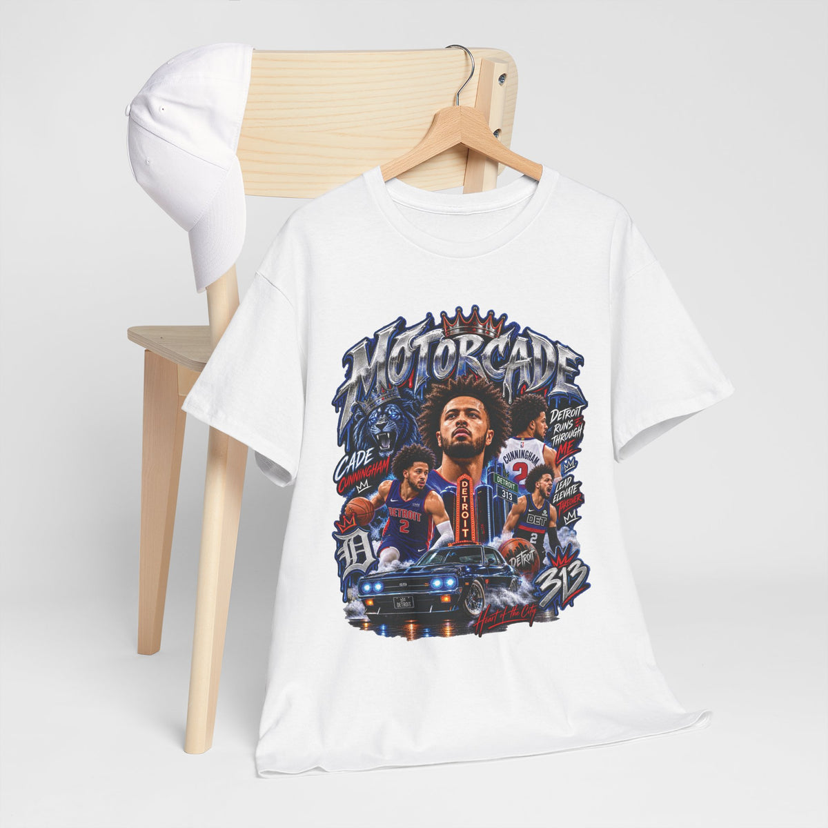 Motorcade Graphic Tee | Vintage Car Rally Illustration