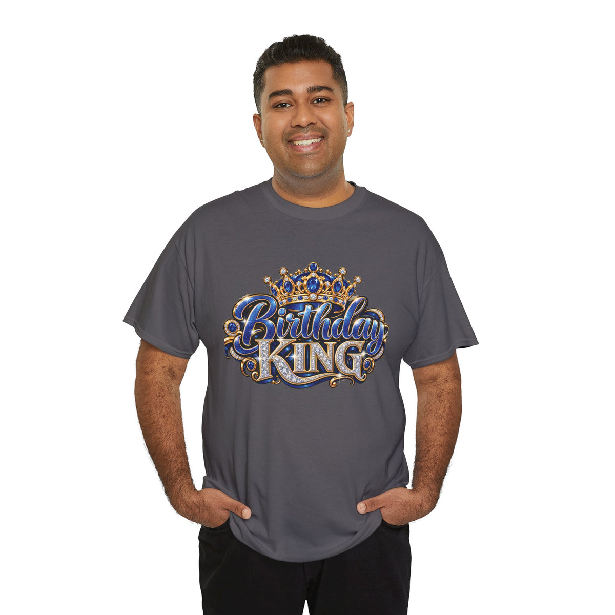 Birthday King Crown Graphic T-Shirt