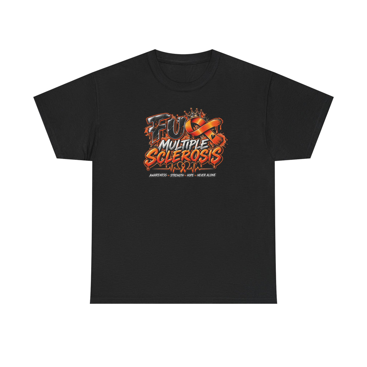 Fight Multiple Sclerosis T-Shirt | MS Awareness Ribbon, Neurology Support