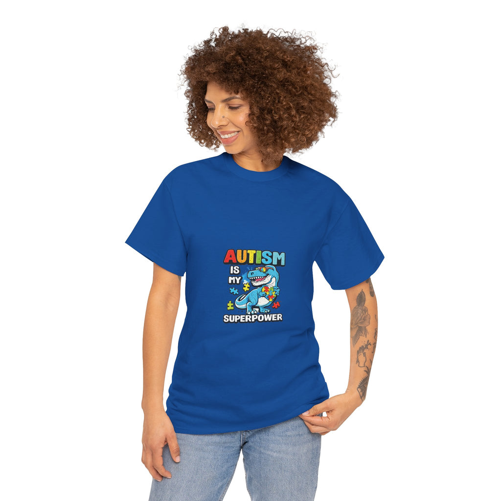 Autism Is My Superpower T-Shirt | Cute Shark Graphic Tee