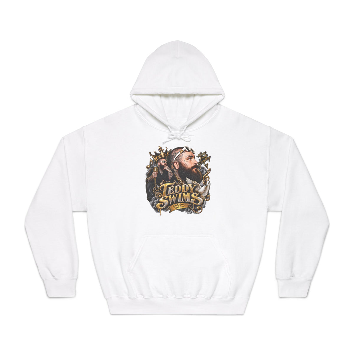 Teddy Swims Portrait Hoodie | Musical Artist Graphic Pullover