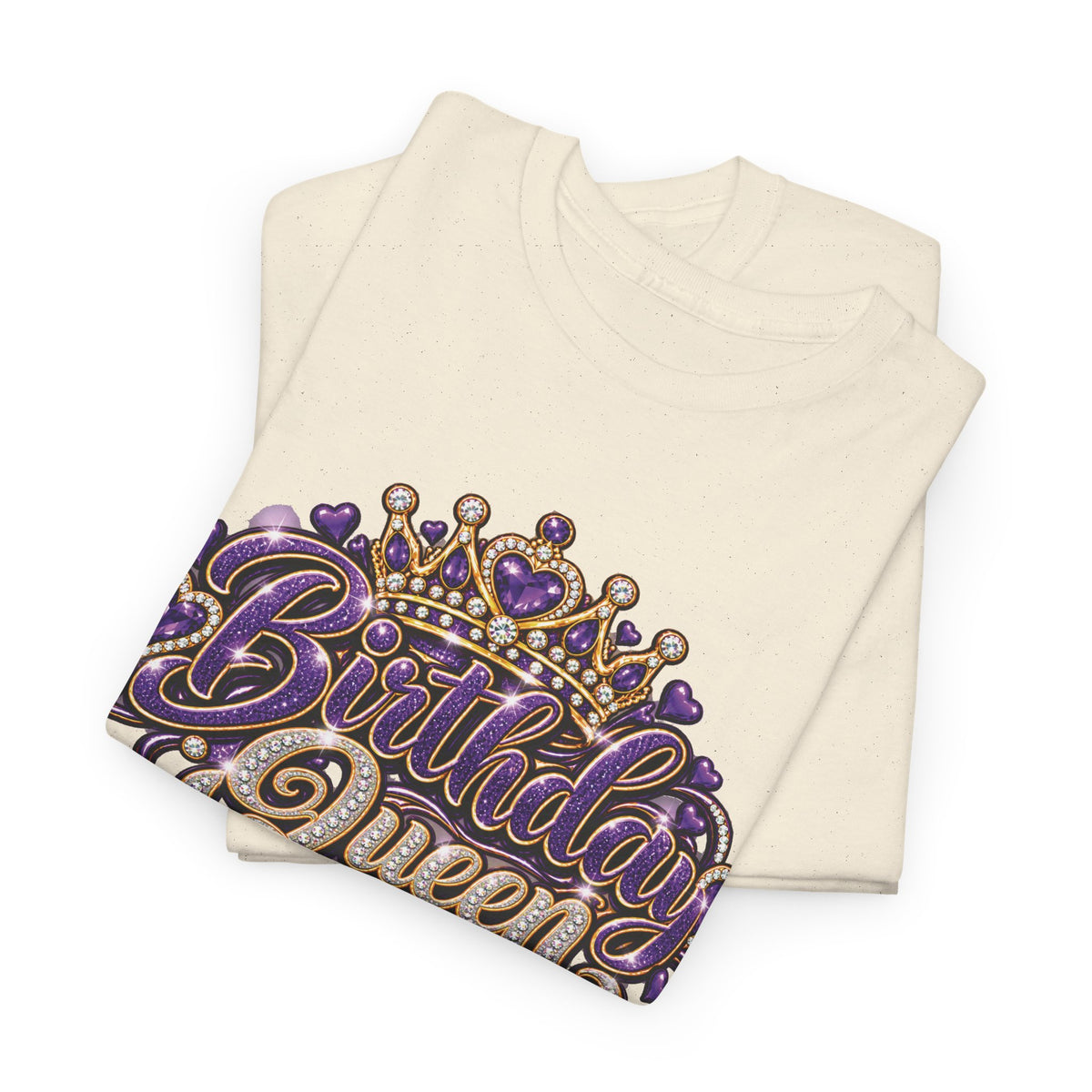 Birthday Purple Queen Graphic T-Shirt