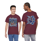 Detroit Basketball Lion Graphic Tee | City Streetball Detroit D Logo