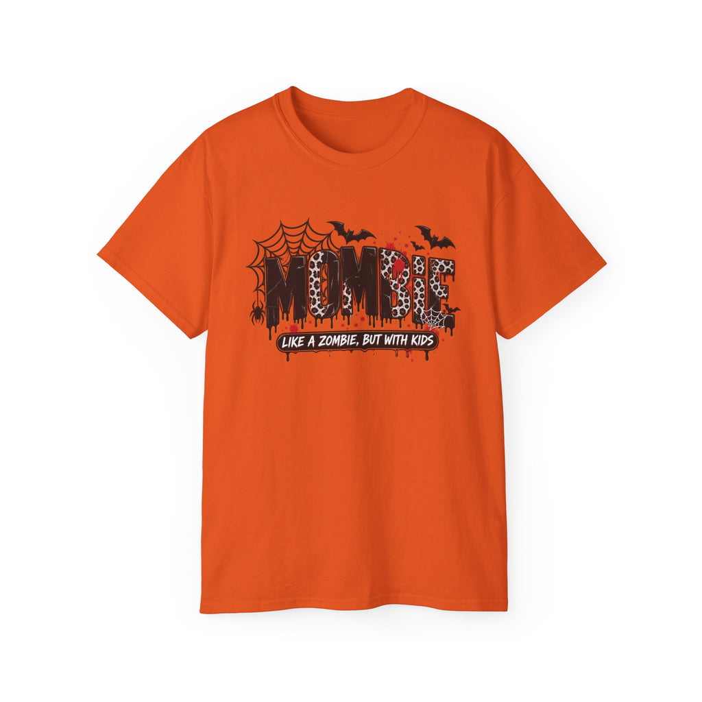 Zombie Mom tee | Halloween spiderweb bats mommy shirt