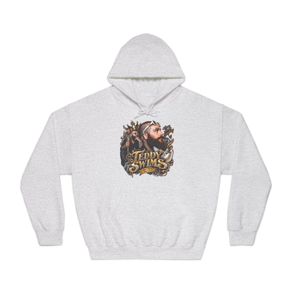 Teddy Swims Portrait Hoodie | Musical Artist Graphic Pullover