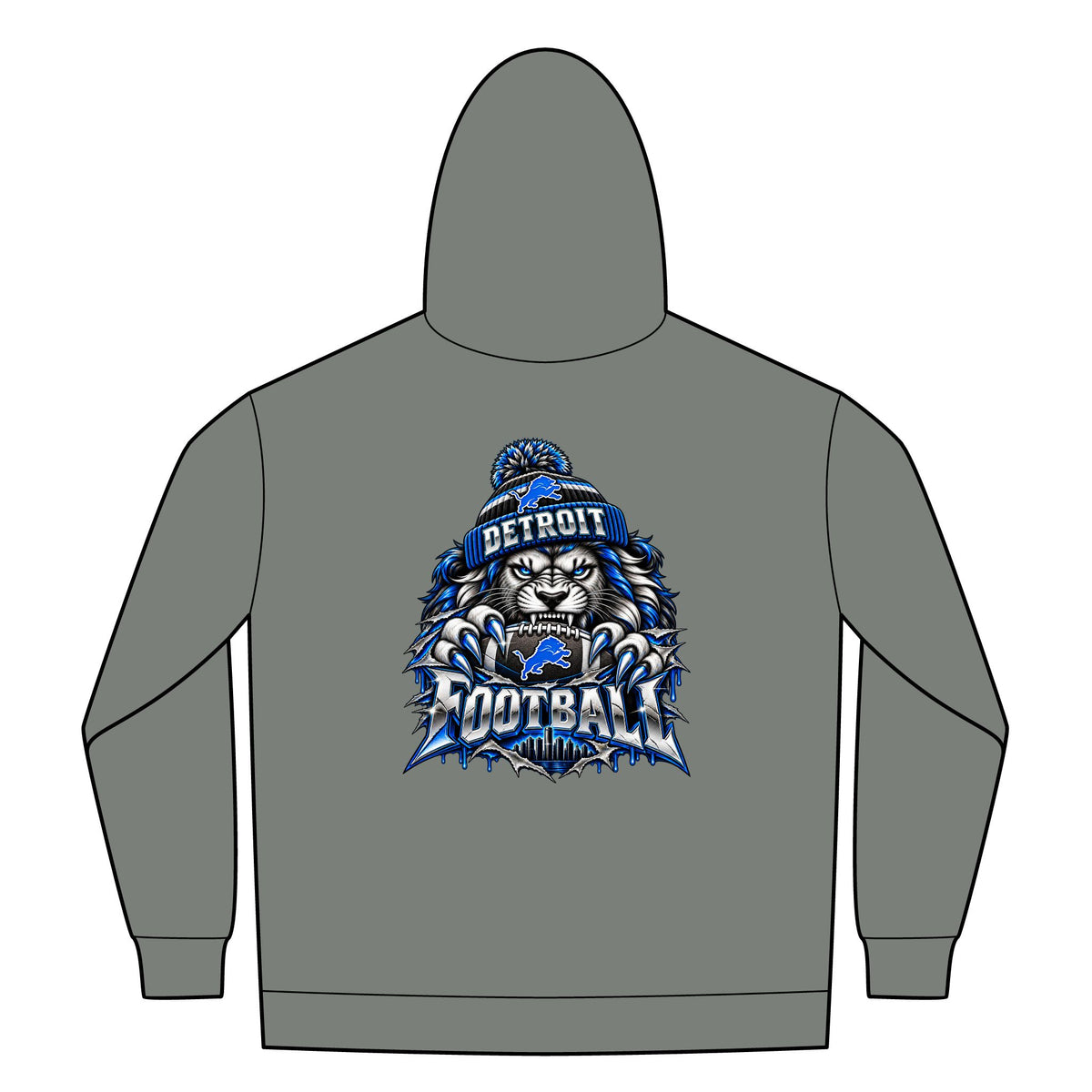 Heavyweight Sherpa-Lined Hooded Fleece Jacket