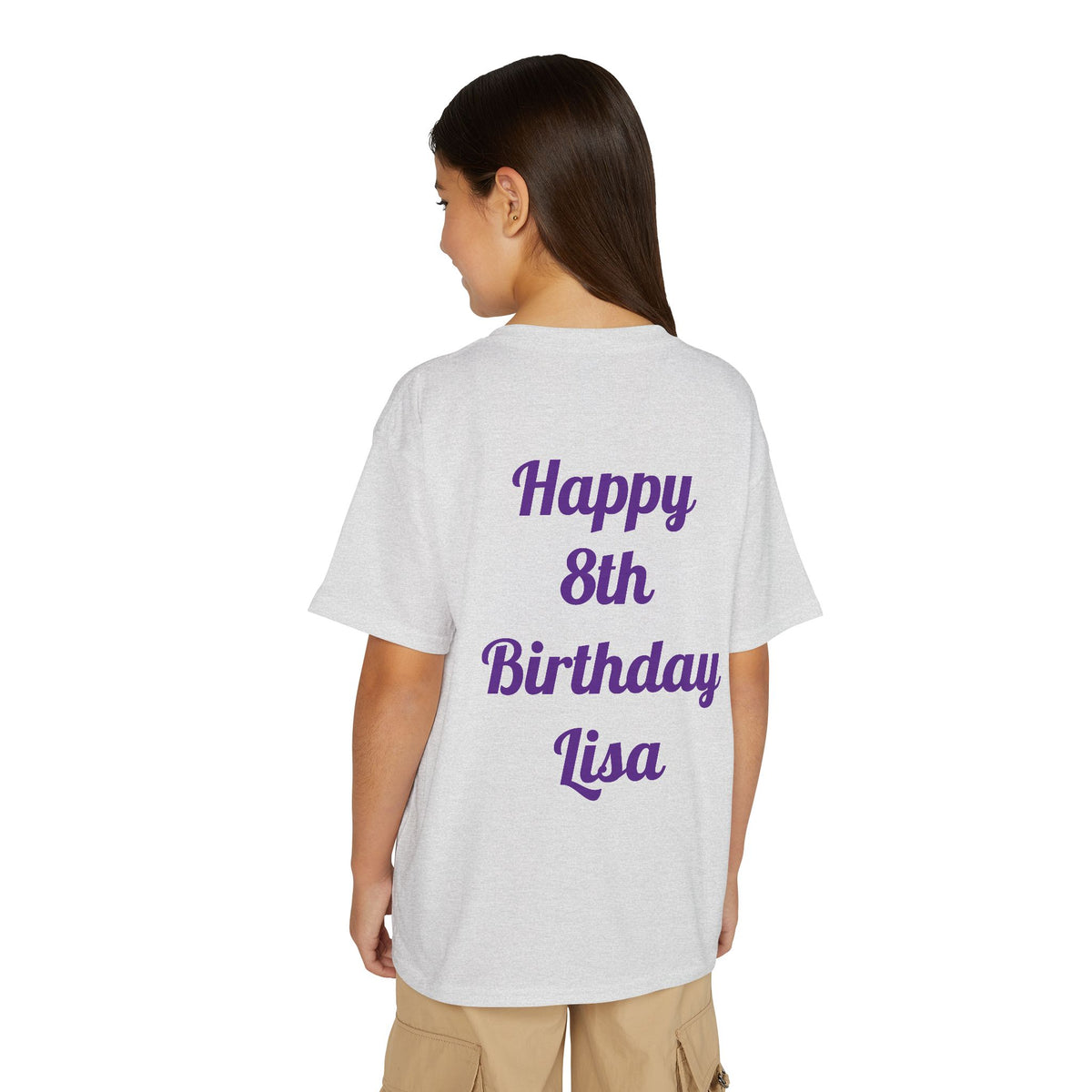 Wild About Being UNO Birthday Girl T-Shirt | Kids Custom Name Back