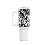 Football Dad Tumbler | 40oz Insulated Travel Mug