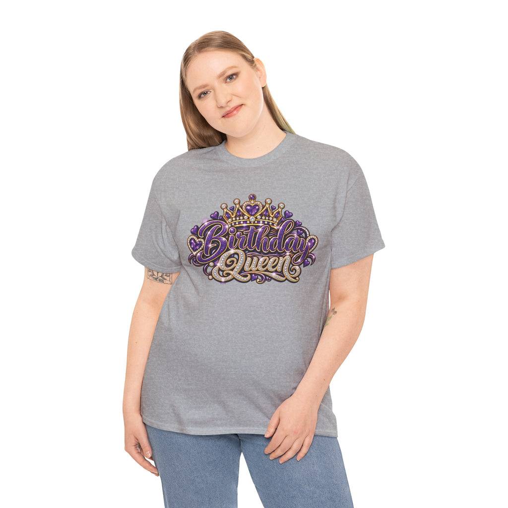Birthday Purple Queen Graphic T-Shirt