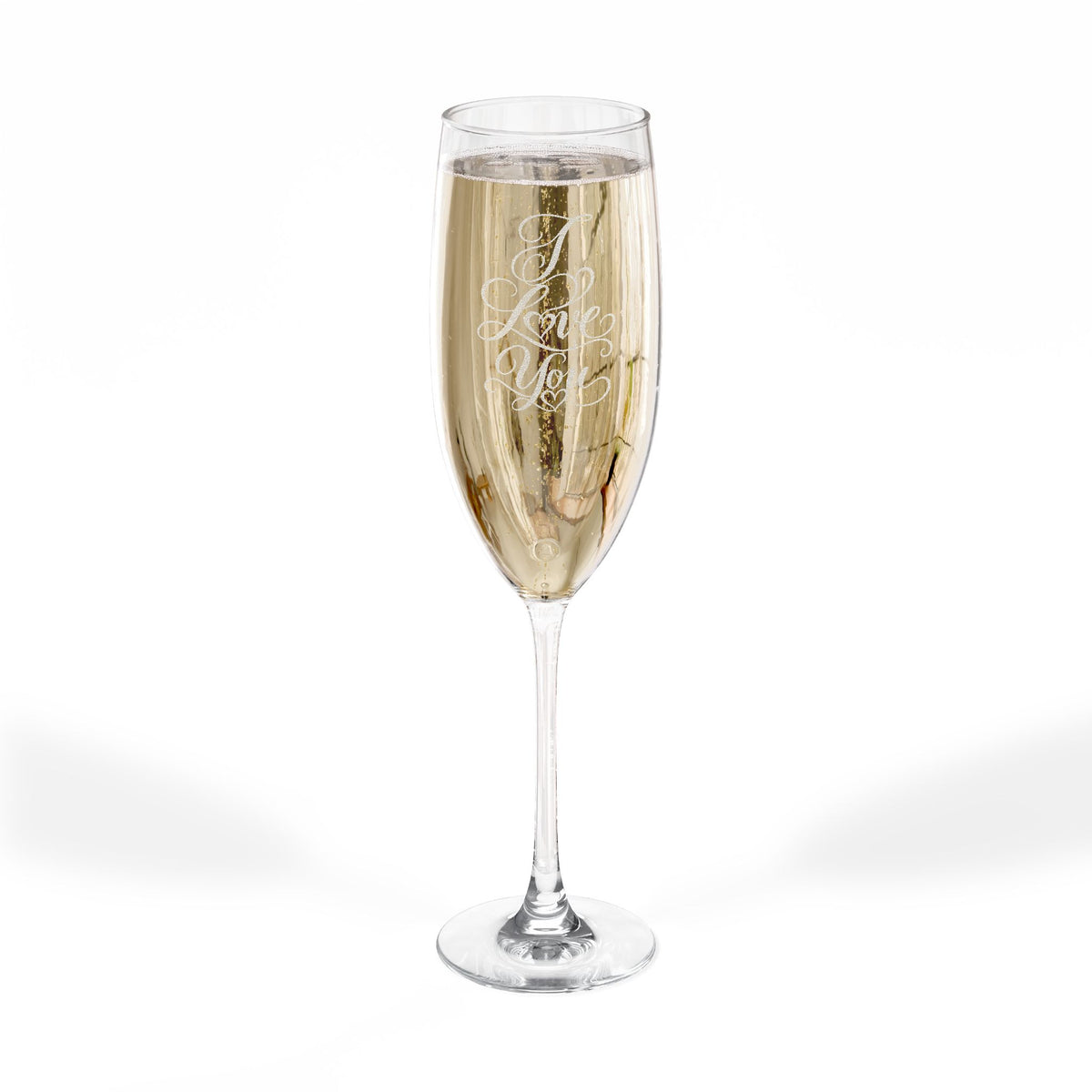 Engraved Champagne Flute, 8oz | Personalized Engraving Option