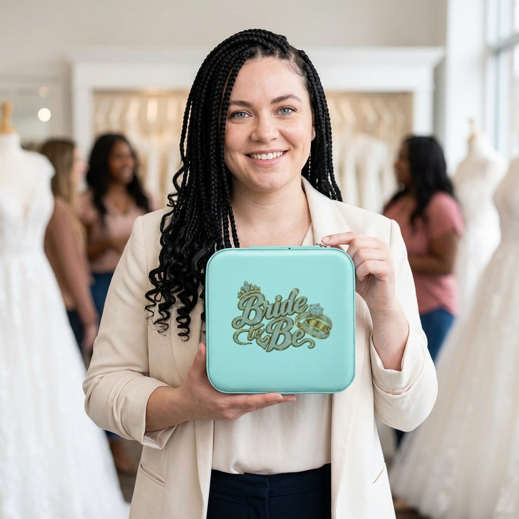 Bride Tribe Jewelry Travel Case | Compact Travel Jewelry Organizer