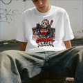 Cereal Killer Jason Mask T-Shirt | Horror Character Breakfast Graphic