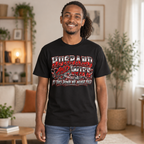 Husband and Wife Graphic Tee | 10 Toes Down We Never Fold T-Shirt