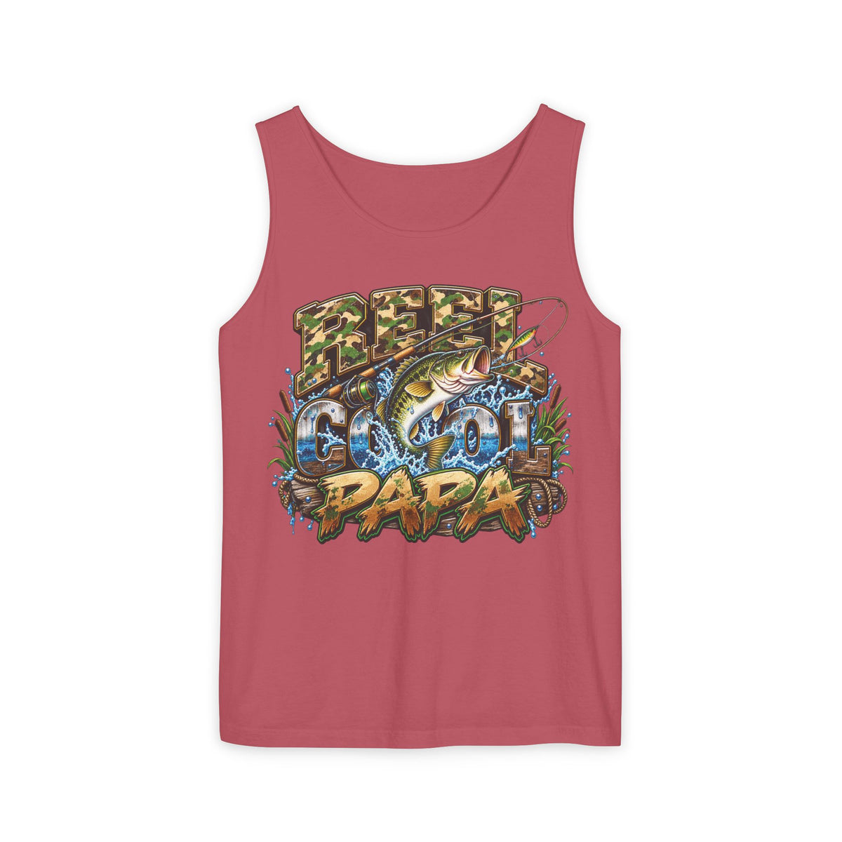 Big Fish Dad Tank Top | Fishing Graphic Tank