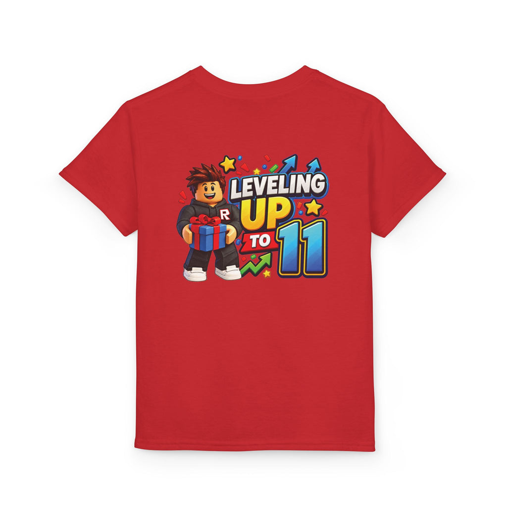 Roblox Birthday Leveling Up to 11 Youth T-Shirt