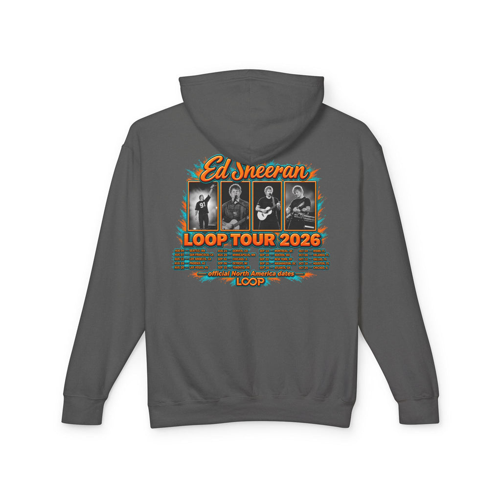 Ed Sheeran Portrait Hoodie | Loop Tour 2026 Back Design