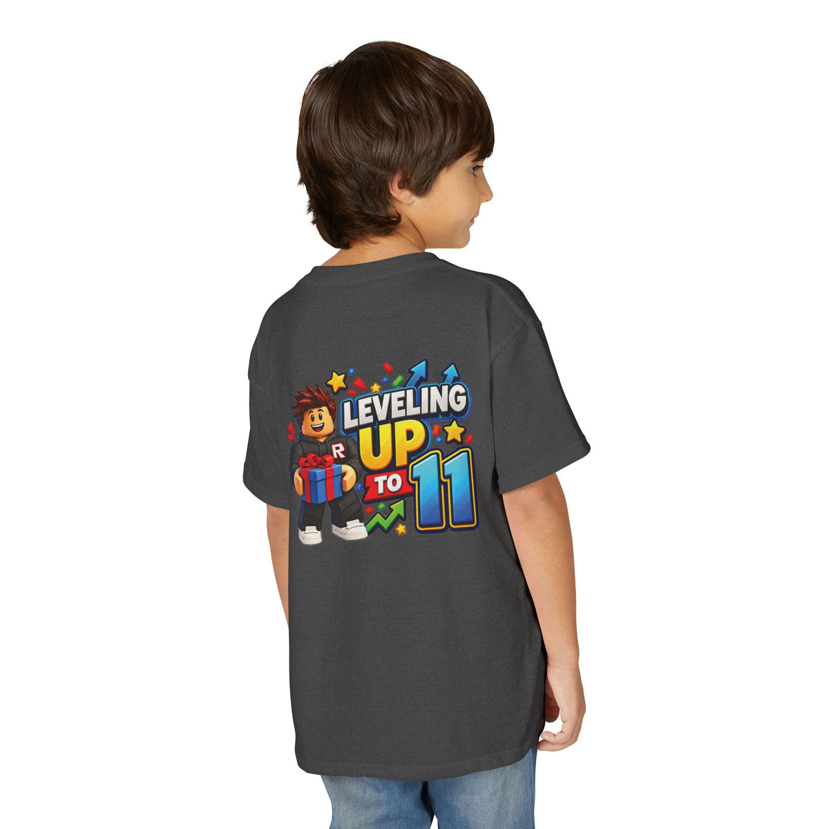 Roblox Birthday Leveling Up to 11 Youth T-Shirt