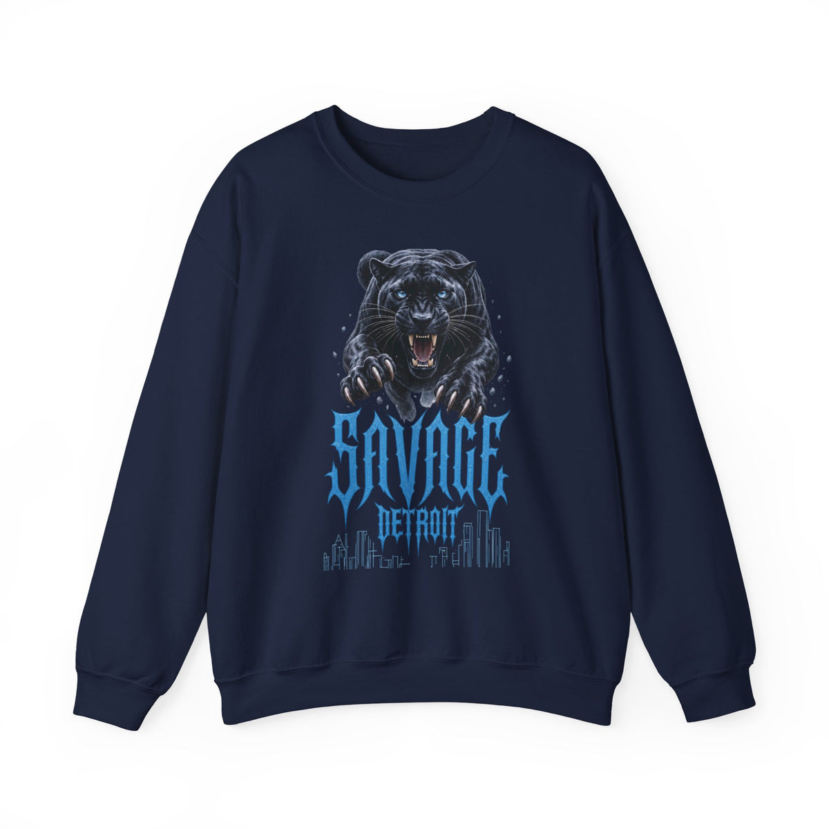 Savage Detroit panther graphic Sweatshirt | Vintage streetwear