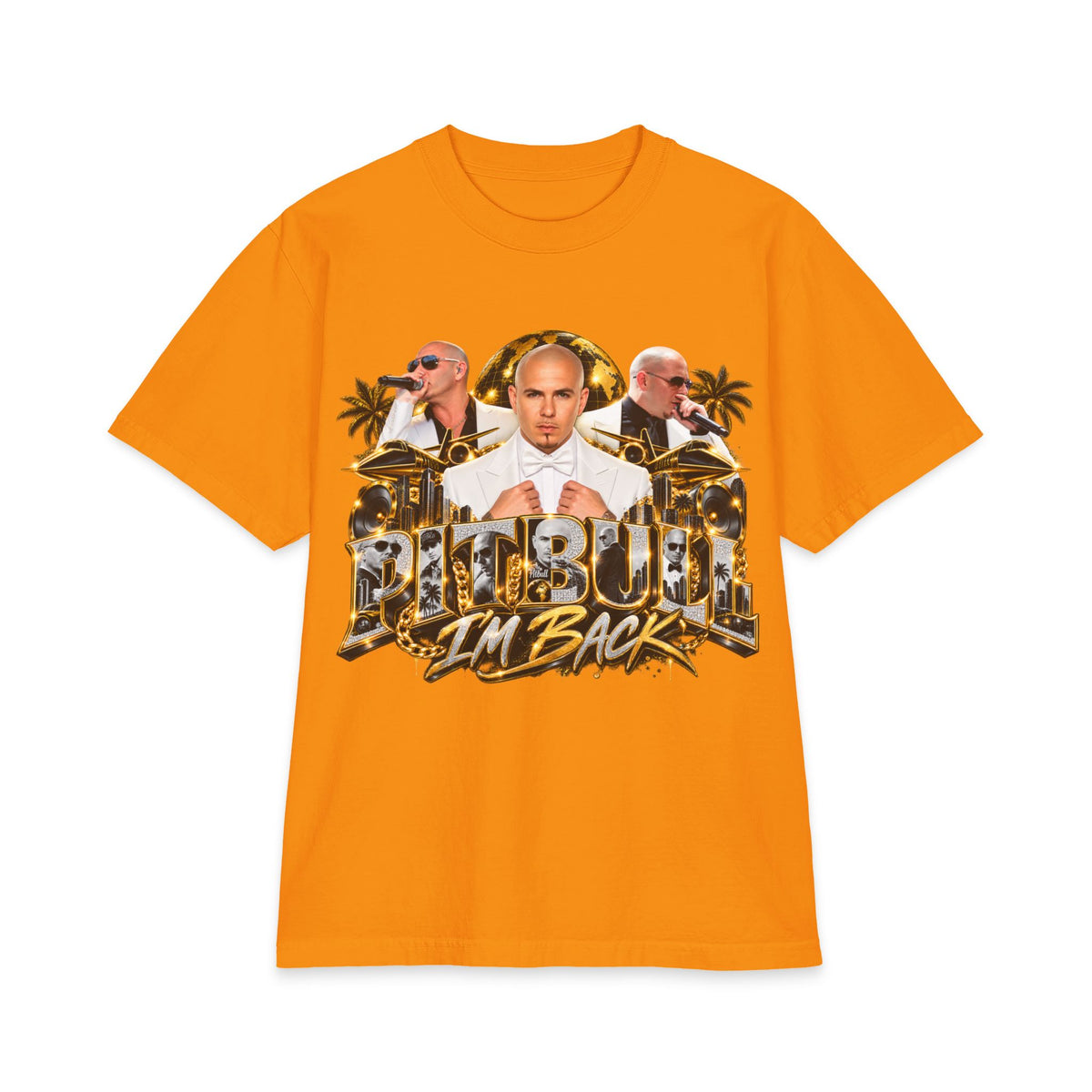 Pitbull I'm Back T-Shirt | Rapper Pitbull Graphic Tee