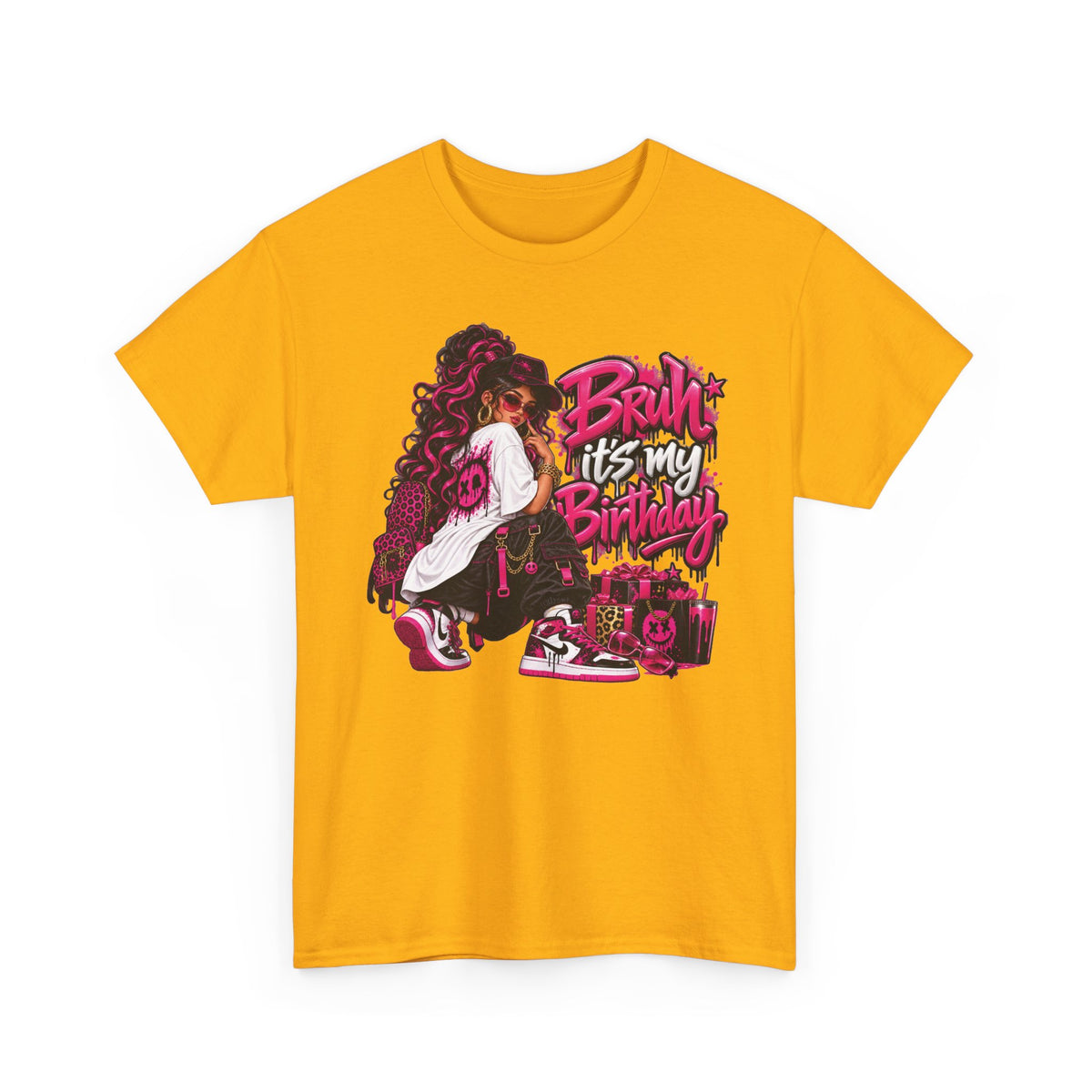 “Bruh, It’s My Birthday” Birthday Graphic T-Shirt
