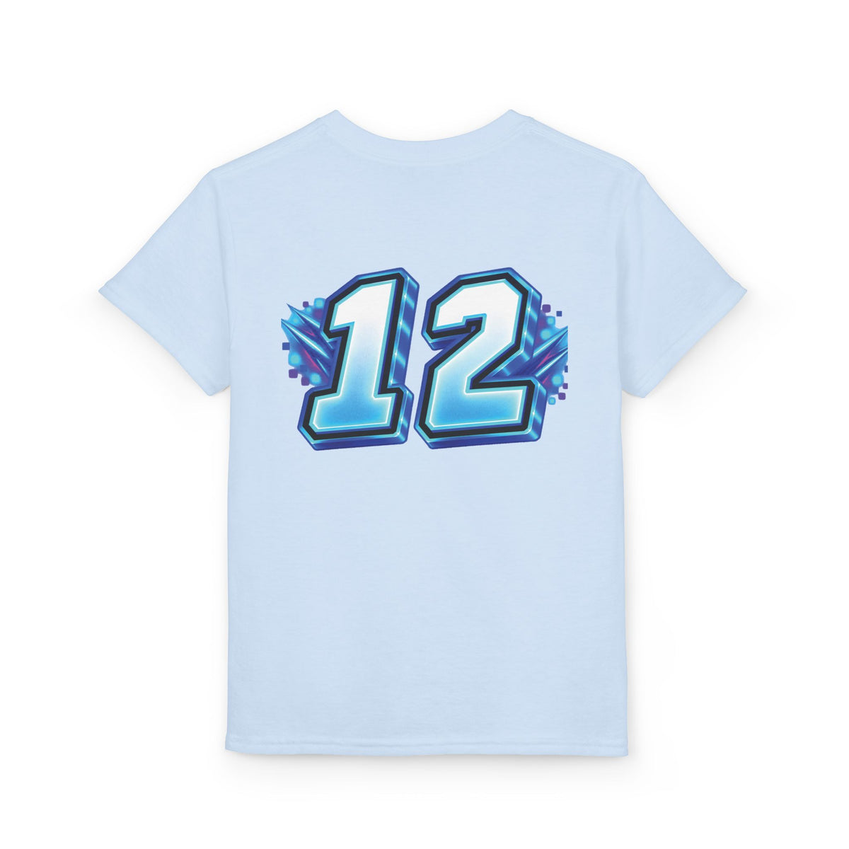 Fortnite Birthday Battle Begins Youth T-Shirt – Custom Number 12