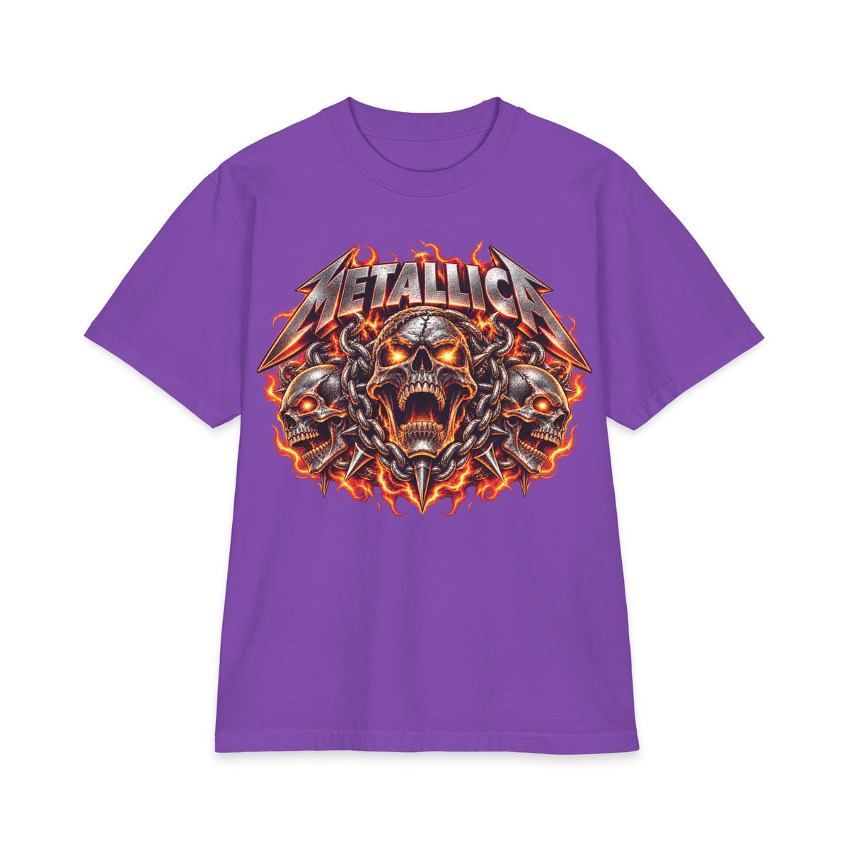 Metallica Skull and Snake T-Shirt | Rock Band Graphic Tee