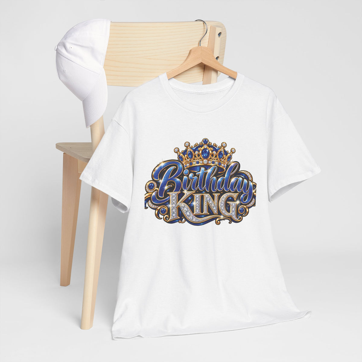 Birthday King Crown Graphic T-Shirt