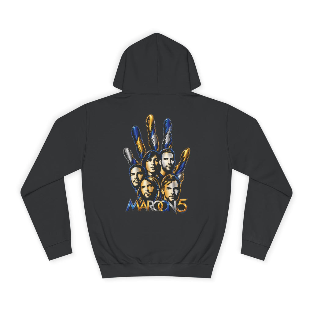 Maroon 5 Band Portrait Handprint Hoodie | Music Band Pullover